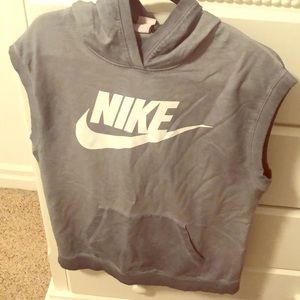 NWT Nike oversized short sleeve hoodie/pullover